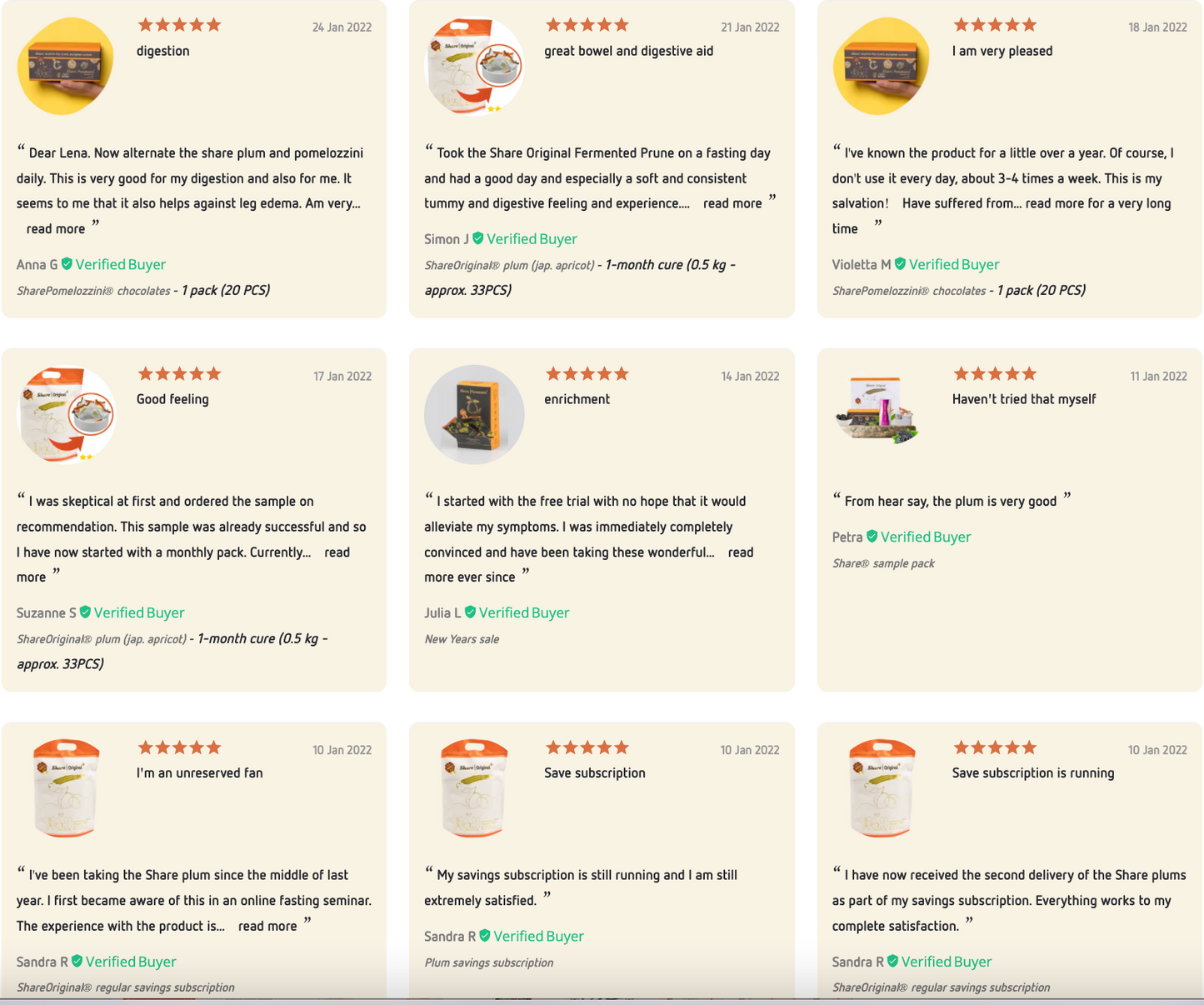 (3-Week Plan) Share Pomelozzini Fermented Pomelo 20-piece Box: 30+month Naturally Fermented w. Living Ingredients (Not Lab-Made), Vegan/Plant-Based; Lactose-Free; Individually Packaged for Travel (Made in Switzerland, Free Shipping)