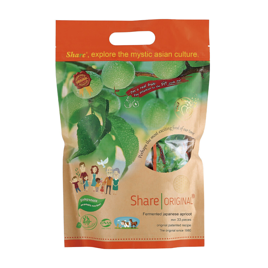 Aged Green Bag) Share Original® (500g Bag, 30~33 pieces): 30+