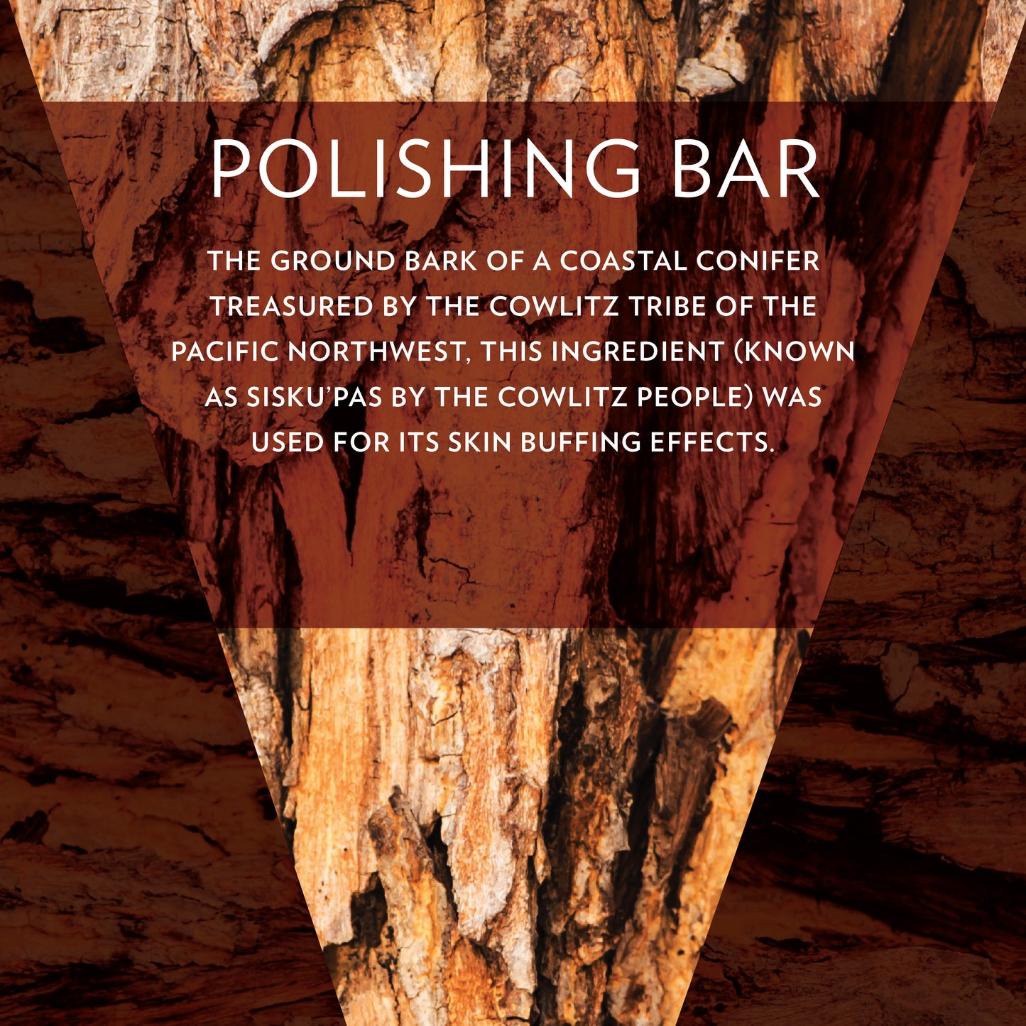 EPOCH® Polishing Bar (soap-free bar used by Native Americans to polish body skin, made in USA, free shipping)